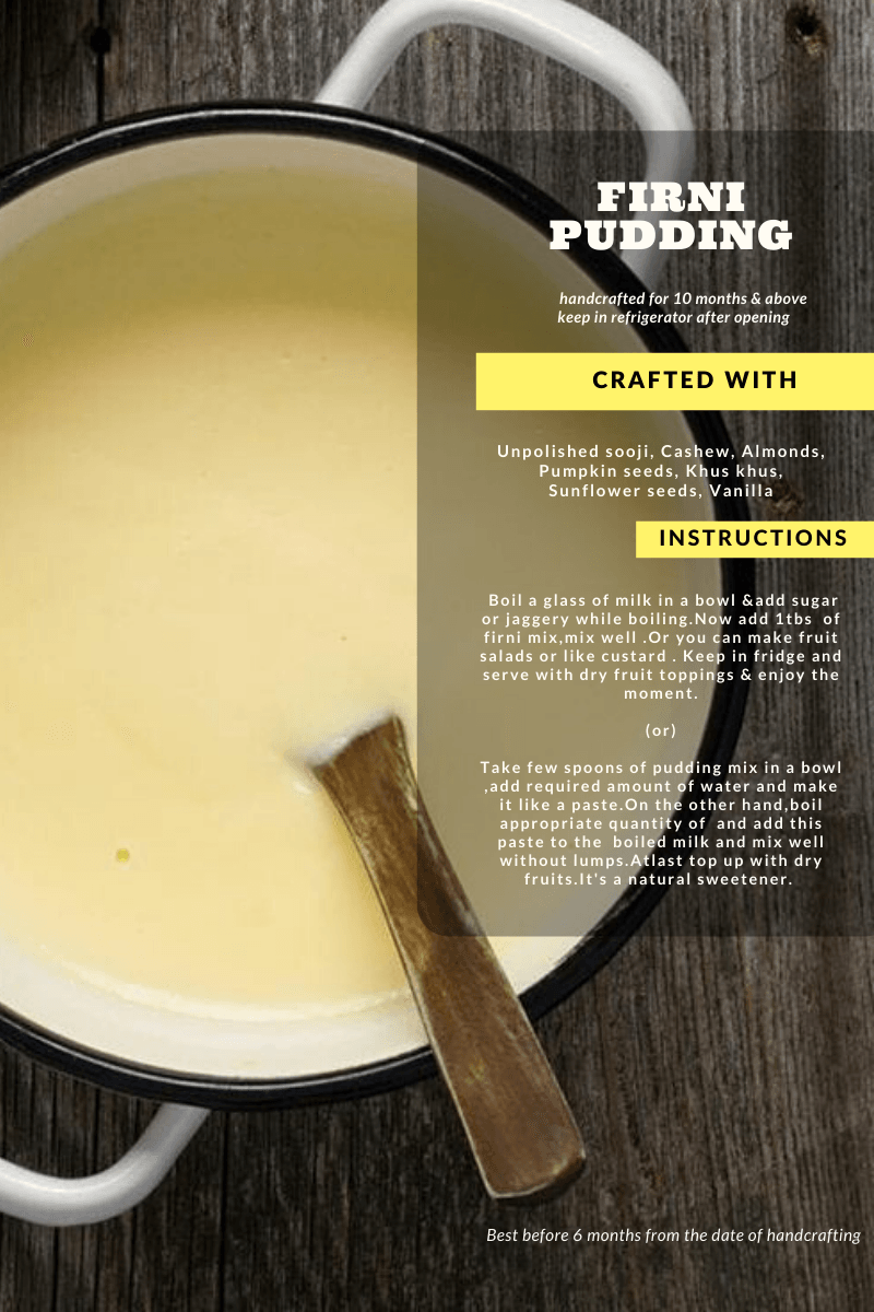 Firni-Pudding Premix - Nutreatlife